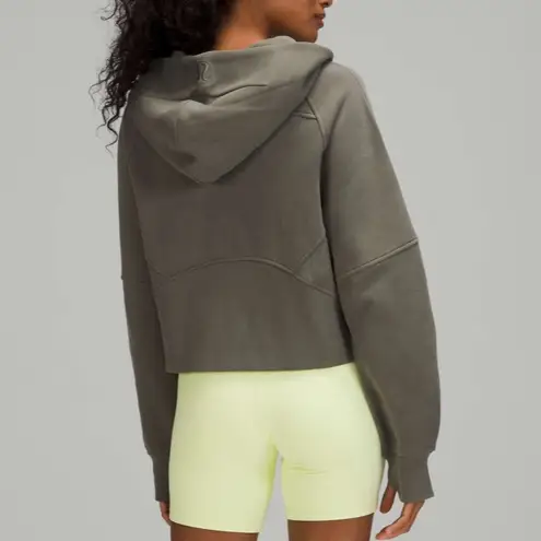 Lululemon  Scuba Oversized 1/2 Zip Hoodie Grey Sage