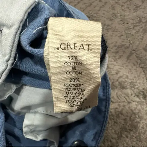 The Great The Stateman Trousers in Light Indigo Stripe 28 NWOT