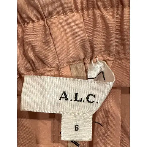 ALC Frank A.L.C. Tawny Drawstring Keegan Pant, Elastic waist; drawstring, size 8