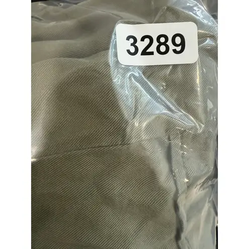 Etienne Marcel Belted Slim Leg Cargo Jumpsuit Tencel Military Aviator Casual XS Green