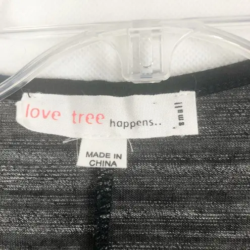 Love Tree  Happens... Open Front Gray Cardigan Size Small