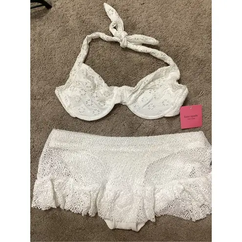Robin Piccone New. Kate Spade & lace bikini. L-top/M-bottom. Retails $210 - Image 4