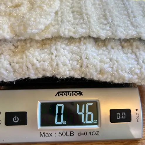 Lizette Handmade Cream White Crochet Clutch Chain Bag Evening Party