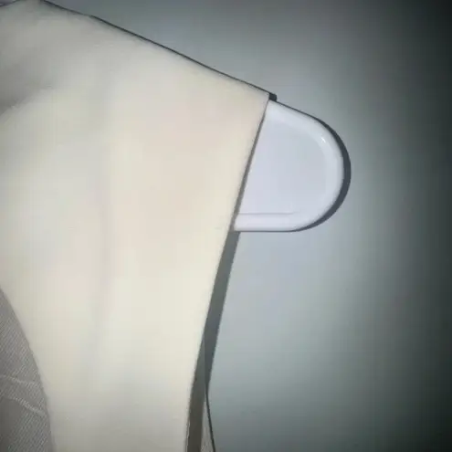 ZARA  women’s cream backless midi cocktail pencil dress with‎ pockets size small