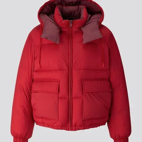 Uniqlo Jw Anderson x  Women's Red Full Zip Reversible Puffer Jacket Size XS