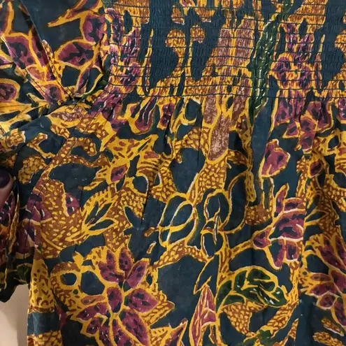 Cleobella Chloe Floral Blouse | S (Fits M) | Boho Western Coastal Organic Cotton