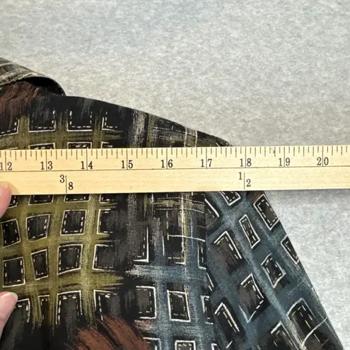 Vintage 80s Kensington Square Blazer Womens XL Black Grunge Dark Romantic