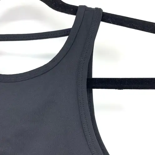 Zella Z By  Women's Size Small Sports Bra Stretch Scoop Neck Athletic Black