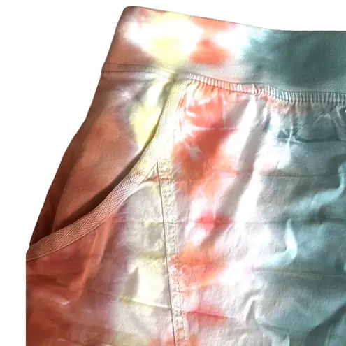 XCVI EUC Tie Dye Pull-On Skirt Generous Size Small