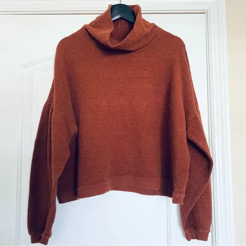 Lululemon  Peaceful Moments Mock Turtleneck Pullover Sweater - Copper | Size L/XL