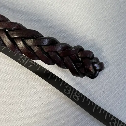 Classic Breaded Thin Belt Brown