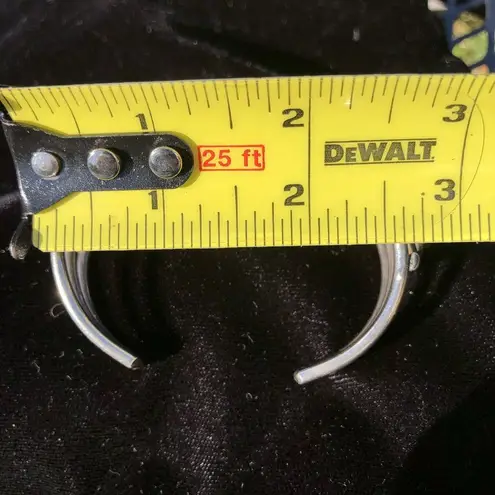 VINTAGE NAVAJO NATURAL TURQUOISE & STERLING SILVER CUFF BRACELET Blue