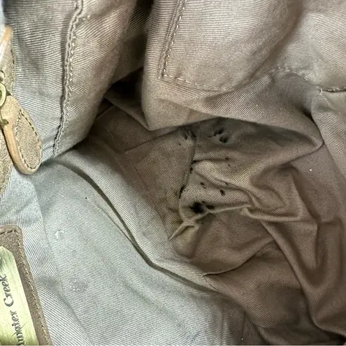 Coldwater Creek Brown Leather Hobo Shoulder Bag Satchel Purse Suede Y2K Boho