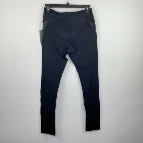 Central Park Sport Black Full Length Active Leggings Women's Size Medium M