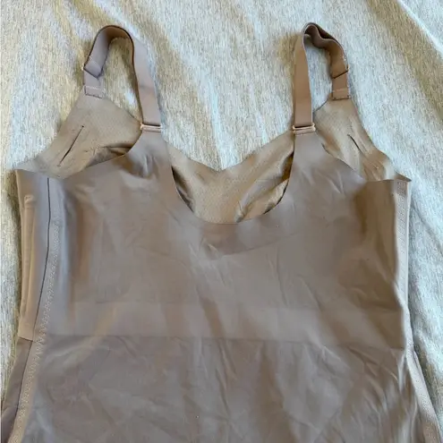 Honeylove Liftwear Cami Bodysuit Taupe XL Shapewear FLAW