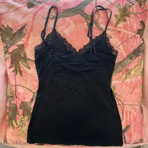 EXPRESS y2k vintage  black lace cami top