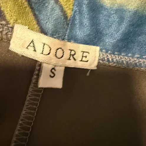 Adore Red and Gray Jacket with Artistic Flair