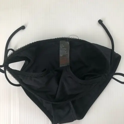 Topshop  NWT Tie Side Black Bikini Bottoms, 8