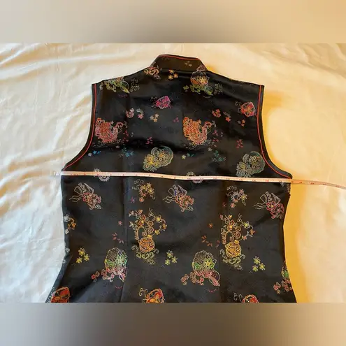 Vintage 90’s Solz Squirrel Cheongsam Qipao Dress Black Size 38 US Size S 4/5 EUC