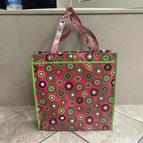 MSC Mainstreet Collection 14x14x4” Tote w/Handles Colorful Bag Light Wright