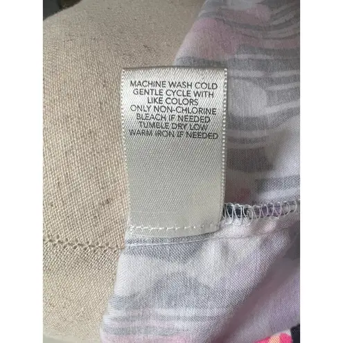 cj banks Women’s Colorful Geometric Print Zip Up Vest 1X