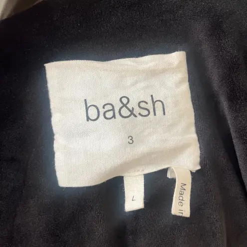 Ba&sh designer Dayma olive green and black puffer jacket size L - Image 9