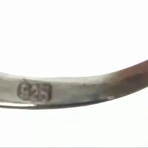 925 TOE RING XS STERLING SILVER BUTTERFLY STONE OPEN Blue