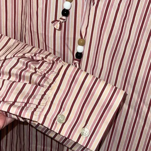 Hugo Boss Boss by Bateco Stripe Blouse Women’s SZ 6 NWOT