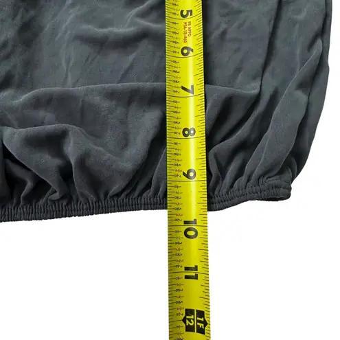 Lavender Field Gray Strapless Cold Shoulder Crop Top Women's Size Small | 25-9-2