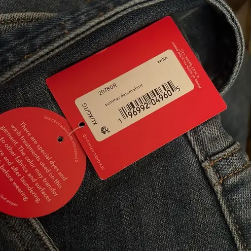 Spanx ‎ Tie-Waist Summer Denim Shorts