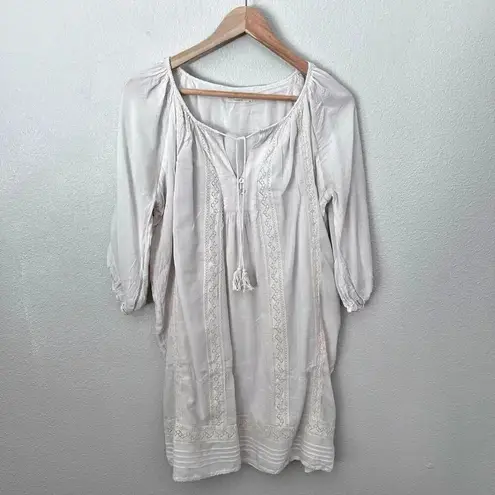 SPELL & THE GYPSY COLLECTIVE | Cinder Oversized Ivory Cream Tunic Dress | XS