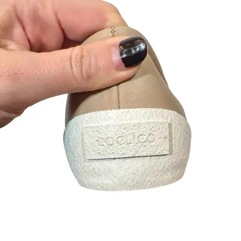 Coclico Kai Leather Sneakers in Gray Mist Sz:39 Tan Size 9