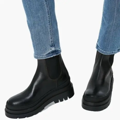 Loeffler Randall Carlota Pull On Chelsea Boots in Black, Size 6.5 New in Box