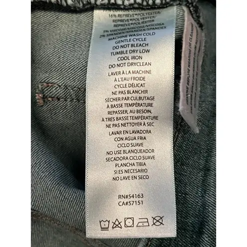 Calvin Klein Jeans Womens 27 Blue Skinny Slim Fit Mid Rise Stretch Denim Jeans