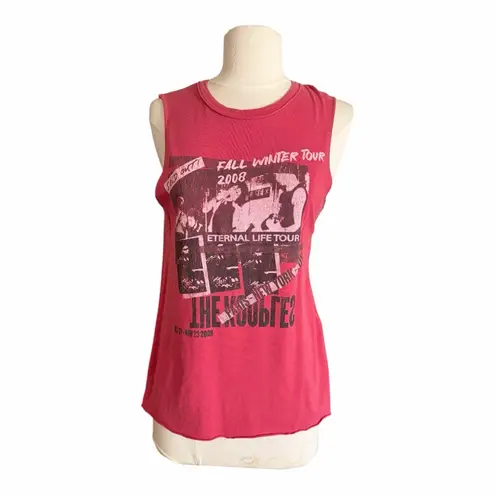 The Kooples Eternal Life Tour 2008 Red Tank Top Sleeveless Women’s Size 0 NWT