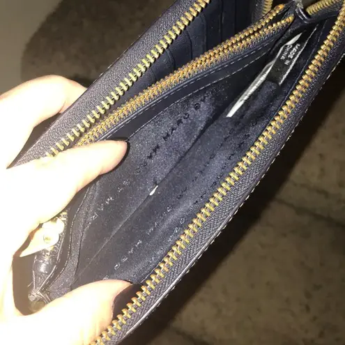 Marc by Marc Jacobs blue colorblock wallet