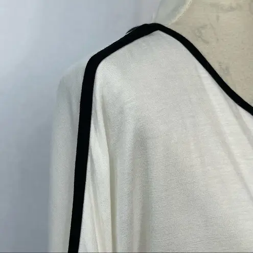 Cable & Gauge Piped Dolman Sleeve Tunic Size L