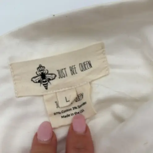 JBQ Just Bee Queen Sol Bandeau Top in White Size Large