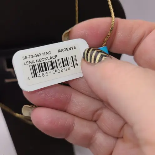 Shiraleah Magenta Lena Necklace.