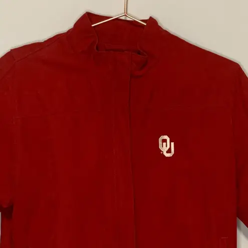 Antigua  Womens Oklahoma Sooners Lightweight Jacket