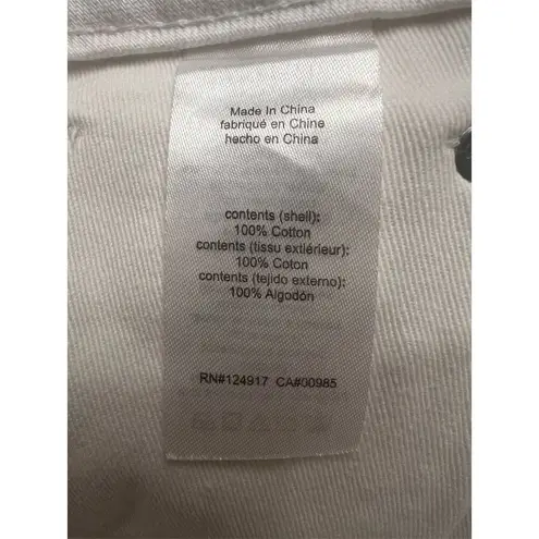 We Wore What NWT Revolve Women's Crossover Straight Leg White Jeans Size 25