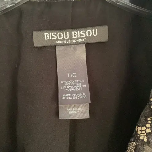 Bisou Bisou by Michele Bohbot Brocade Coat Sz-L