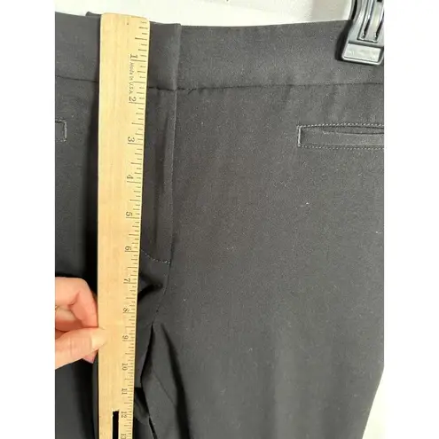 Liz Claiborne  Audra Womens Dress Pants Slacks Black Size 6 Petite Stretch Flat