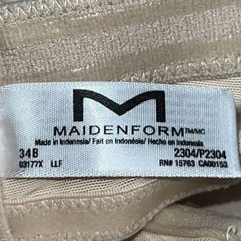 Maidenform Firm Control Secretly Shaping Convertible Full Slip 2304 34B Nude New