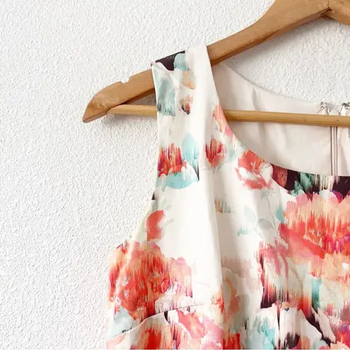 LK Bennett L.K. Bennett Roxette Sleeveless Sheath Dress in Floral Multicolor