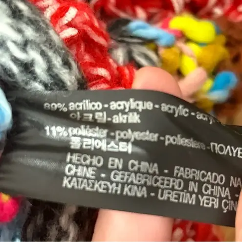 ZARA  Knit Striped Chunky PomPom Oversized Sweater *Blogger Fav* Size M