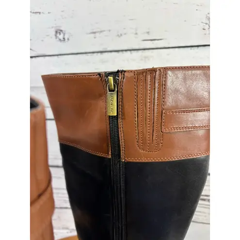 Bandolino Women's Heeled Boots Size 8 Black and Brown