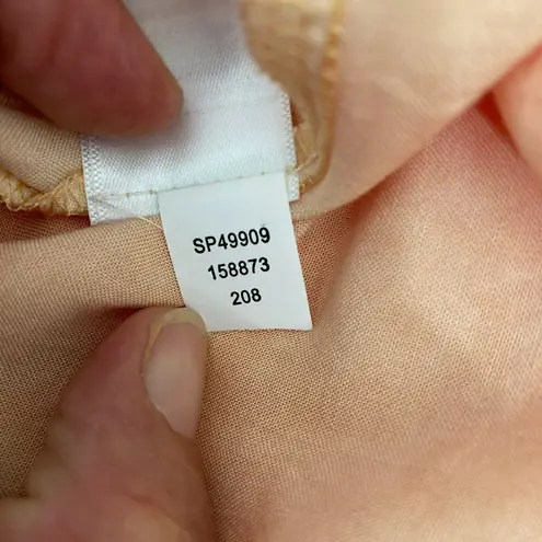 Spense Boho Blouse XL ๐งก Sweet Citrus Crochet Split Neck Ruffle Sleeve NWOT Orange