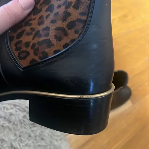 Kate Spade  Leopard Rain Boots