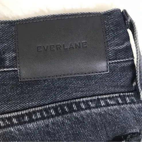 Everlane  The 90s Cheeky Jean High Rise Straight Leg Black Size 26 Ankle New